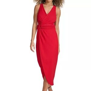 Siena red halter  Dress NWT
